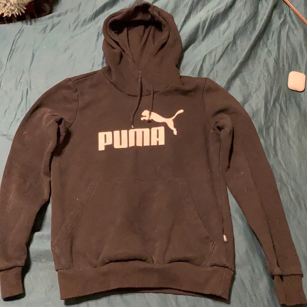 Black puma pullover